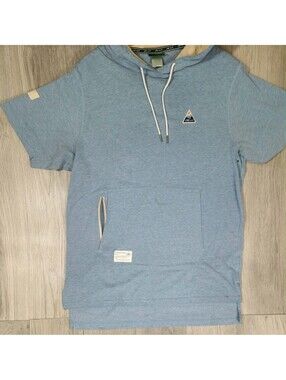 LRG Lifted Research Group Hooded Short Sleeve Pullover Hoodie Men’s L #15